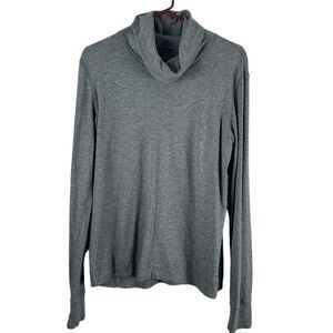 Lululemon Double Up Long Sleeve Reversible Turtleneck Gray